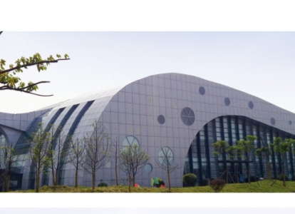 大石桥会议中心外景网架工程