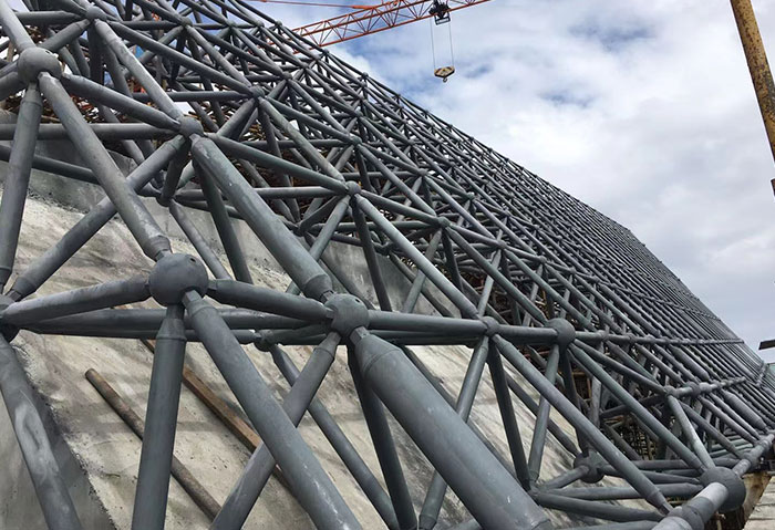大石桥网架施工